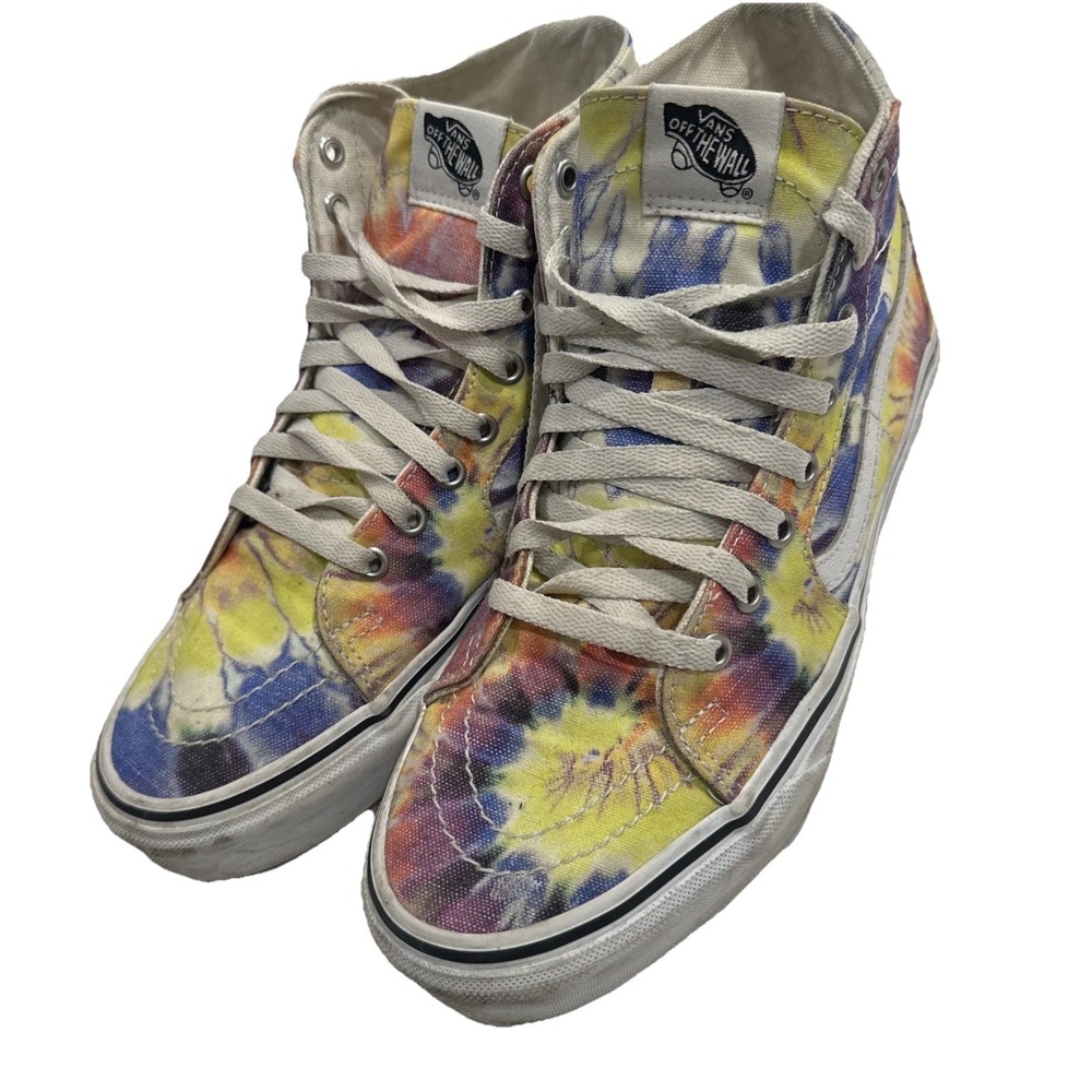 Vans Sk8-Hi Tapered Washed Tie Dye Skate Sneaker Men's Size 9 casual skate shoes